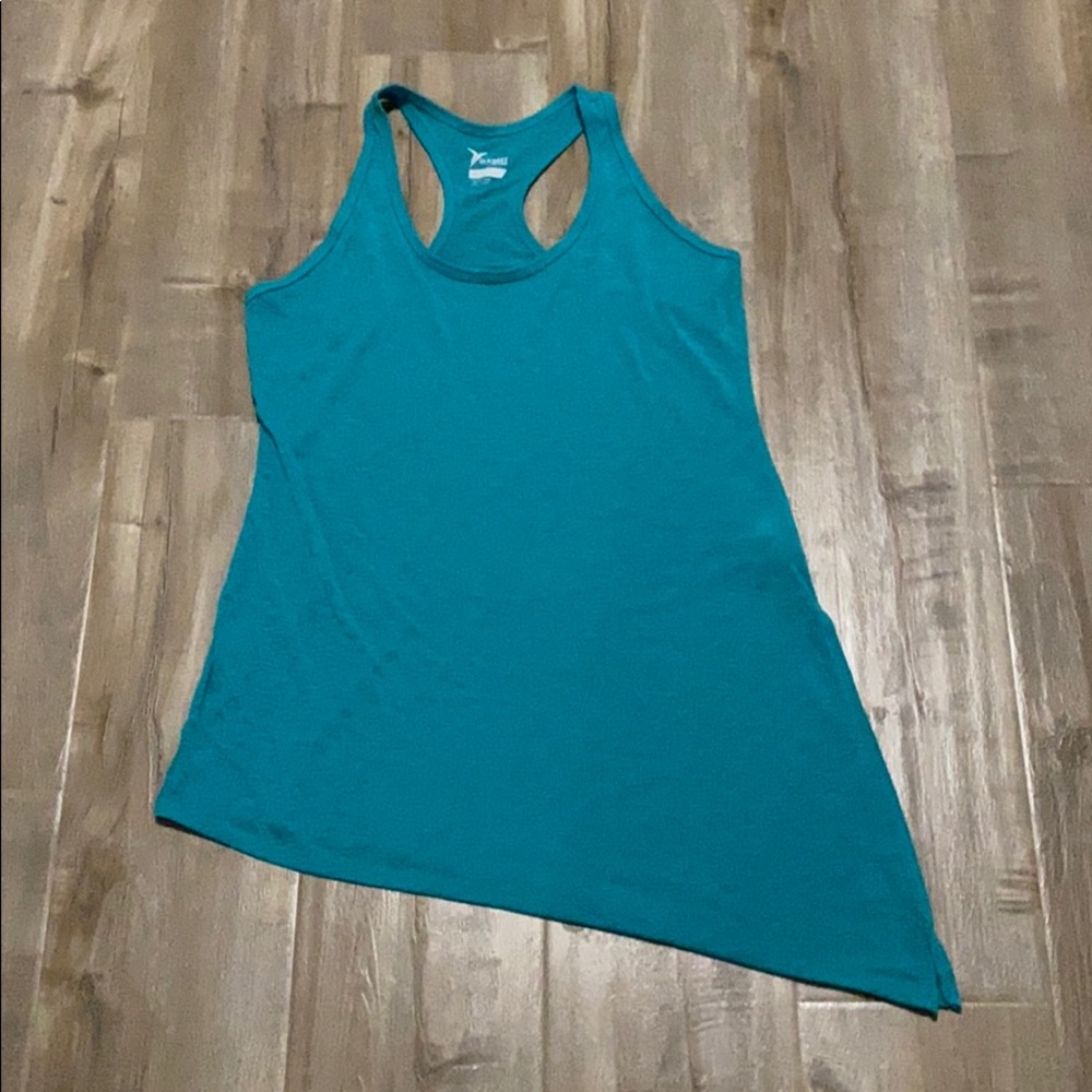 Old Navy | Active Teal Side Tie Racerback Tank